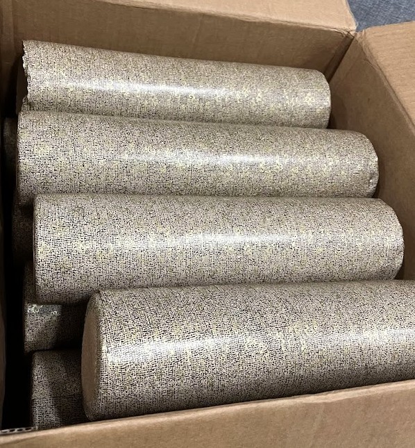 Novacart G9F01001 Panettone P 90/40 6 oz. Brown and Gold Paper Baking Mold