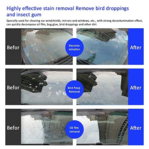 50PCS Car Windshield Washer Fluid Tablets, Windshield Wipe Fluid, Windshield