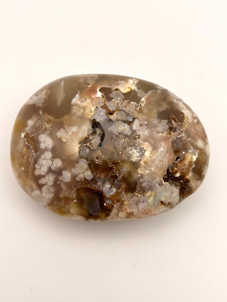 Flower Agate Palmstone
