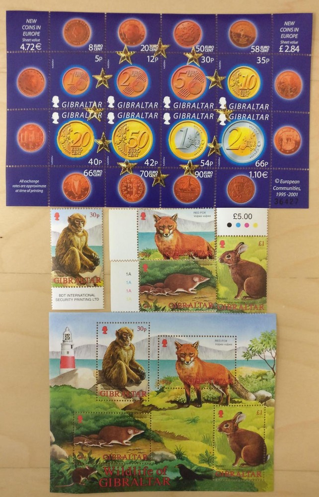 Gibraltar Stamps - 2002 Year Set - Mint Never Hinged MNH