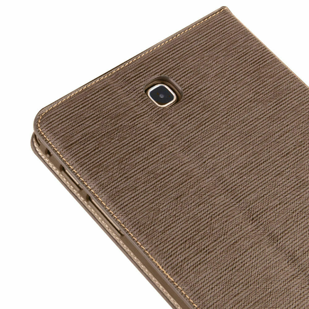 Folio Flip Stand Leather Case For Samsung Galaxy Tab E 9.6"/Tab E 8.0" Tablet