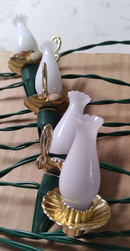 Vintage Colonial Style Lantern String Of Lights. READ DESCRIPTION