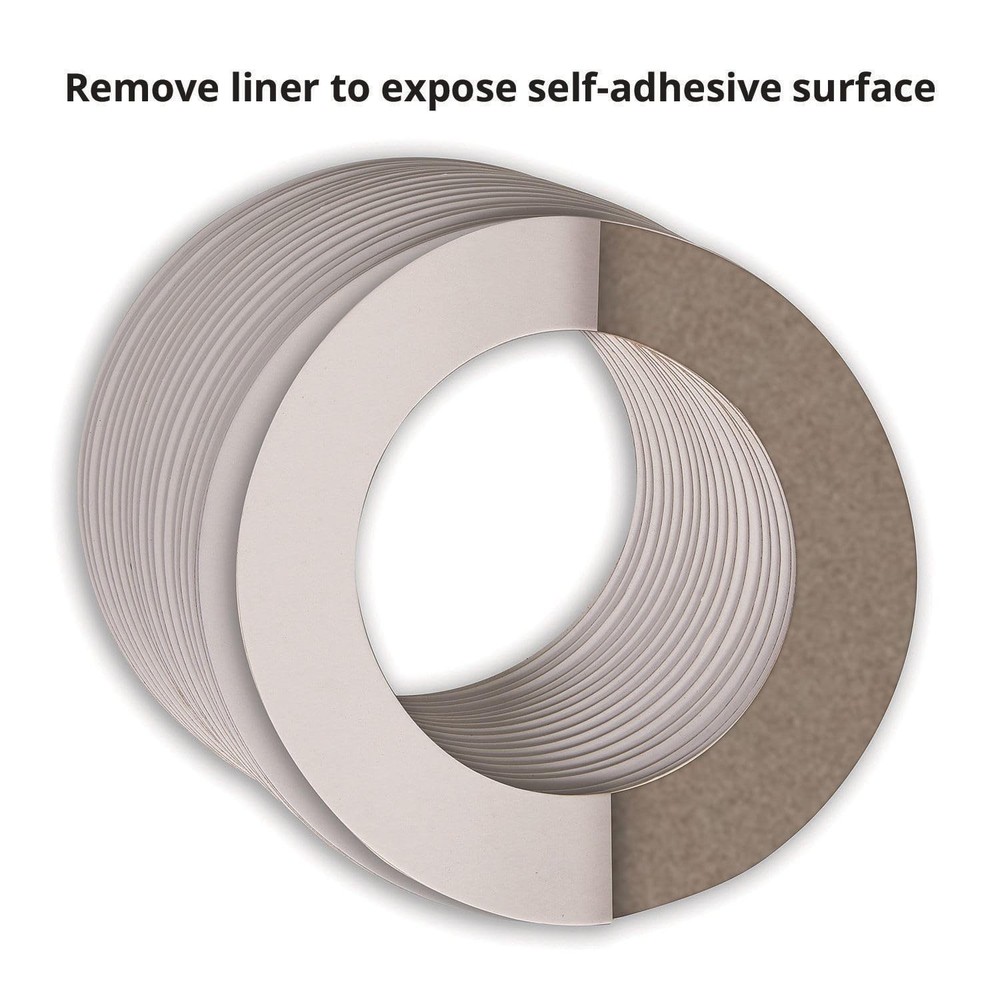 Self-Adhesive Wreath Ring Chipboard Collage Craft Projects 9 Inch 24 PCS