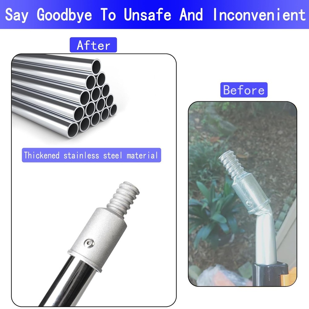 Paint Roller Extension Pole set 11.8FT Lightweight Segmented Tool