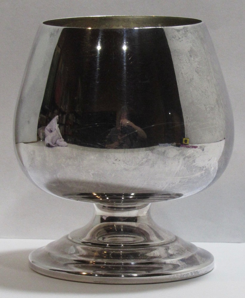 Wm. Rogers & Son Silver Plate Brandy Snifter Cordial Footed Cup