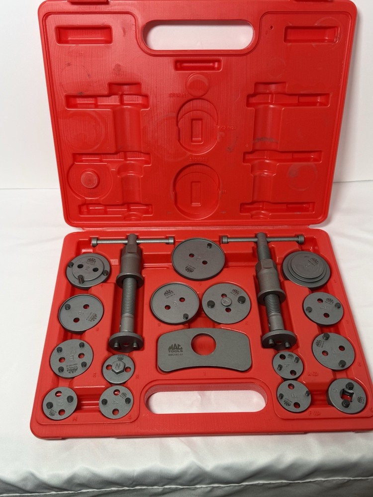 Mac Tools DBC18C Disc Brake Caliper Turn-In Kit 18-Pc