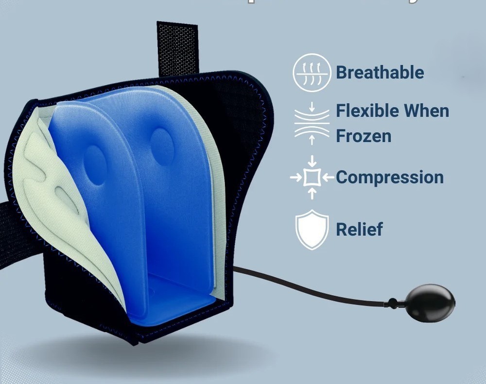 Frost Fit ThermoPress Compression Ankle Wrap (Cold & Warm)