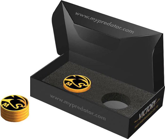 1 Predator Victory Tip - MEDIUM - 8 Layered laminated Pool Cue Tip