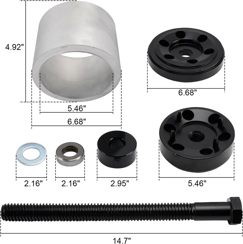 Bushing Installation Tool For Hendrickson Vantraax Narrow Bushing - S24736