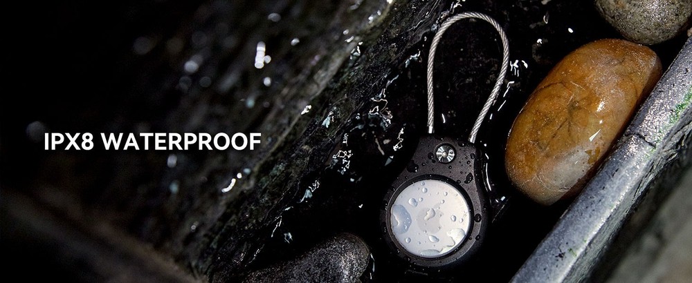 Waterproof Keychain Holder for AirTag - 4 Pack, Secure Lock Case with Wire Cable