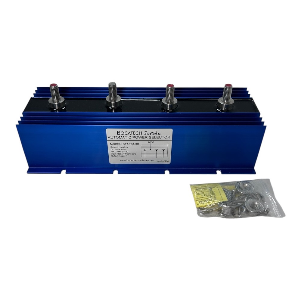 Bocatech BTAPS1-3B, Automatic 3 Battery Selector Switch DC