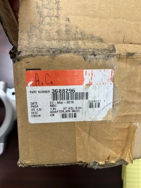 3688296 Cummins Adapter, Air Inlet