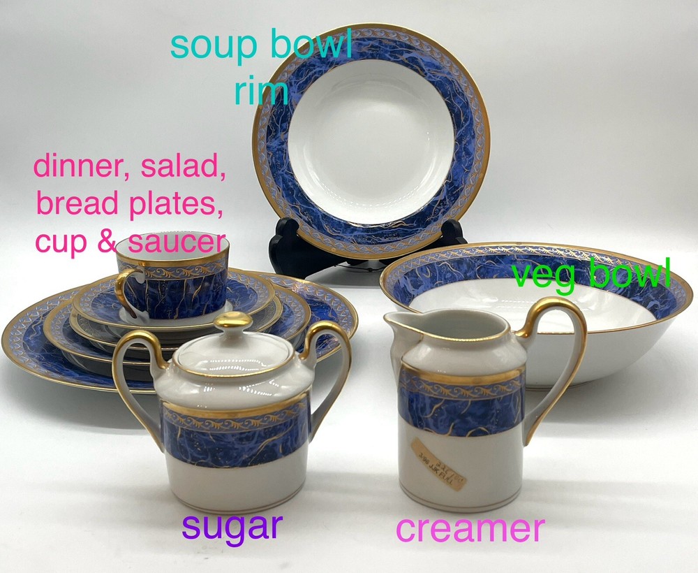 Christian Dior "Azure Royale" Assorted Pieces, Multiples Available