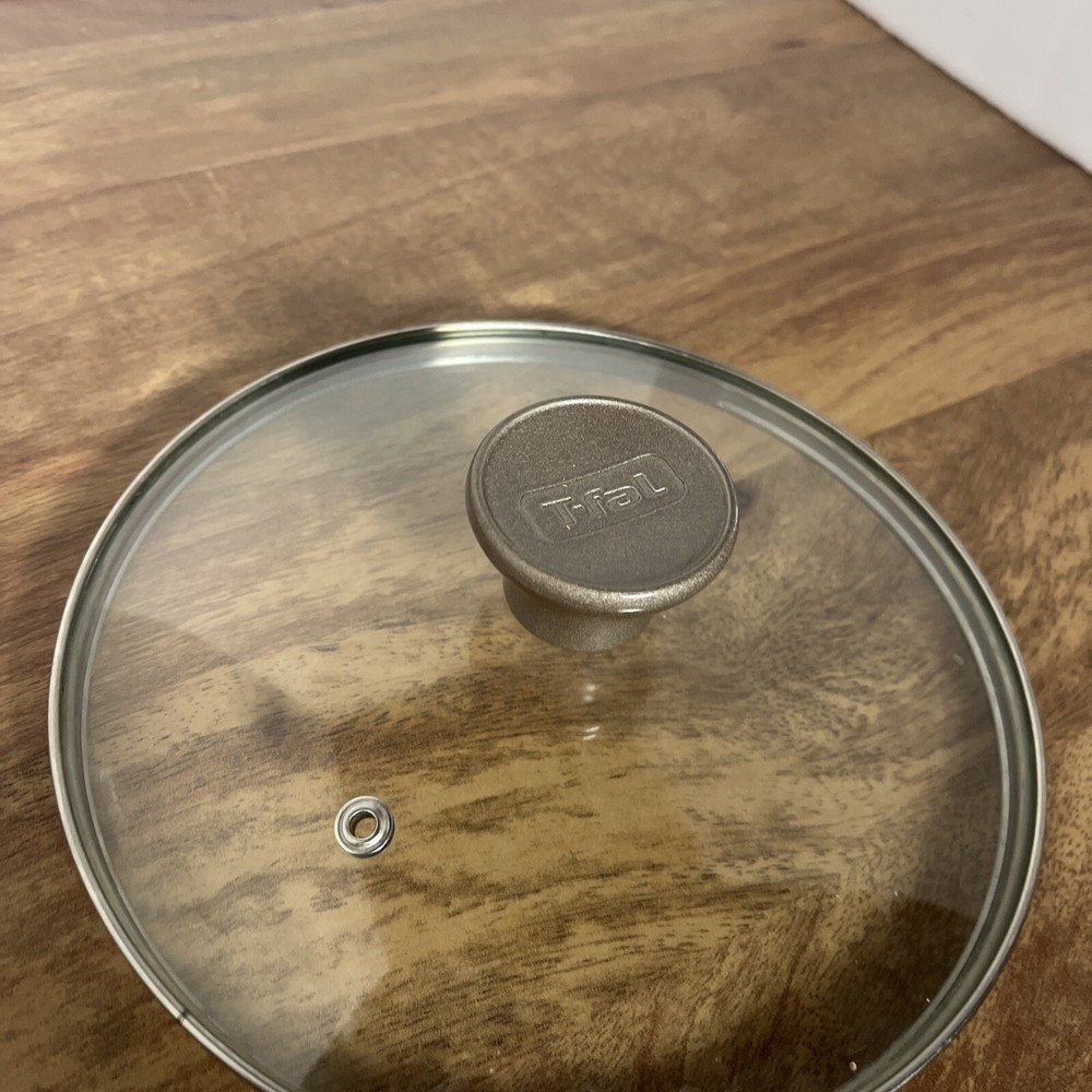 T-Fal Replacement Lid Vented Strainer Glass 8 Inch Outer Diameter, 7 3/4 Inner