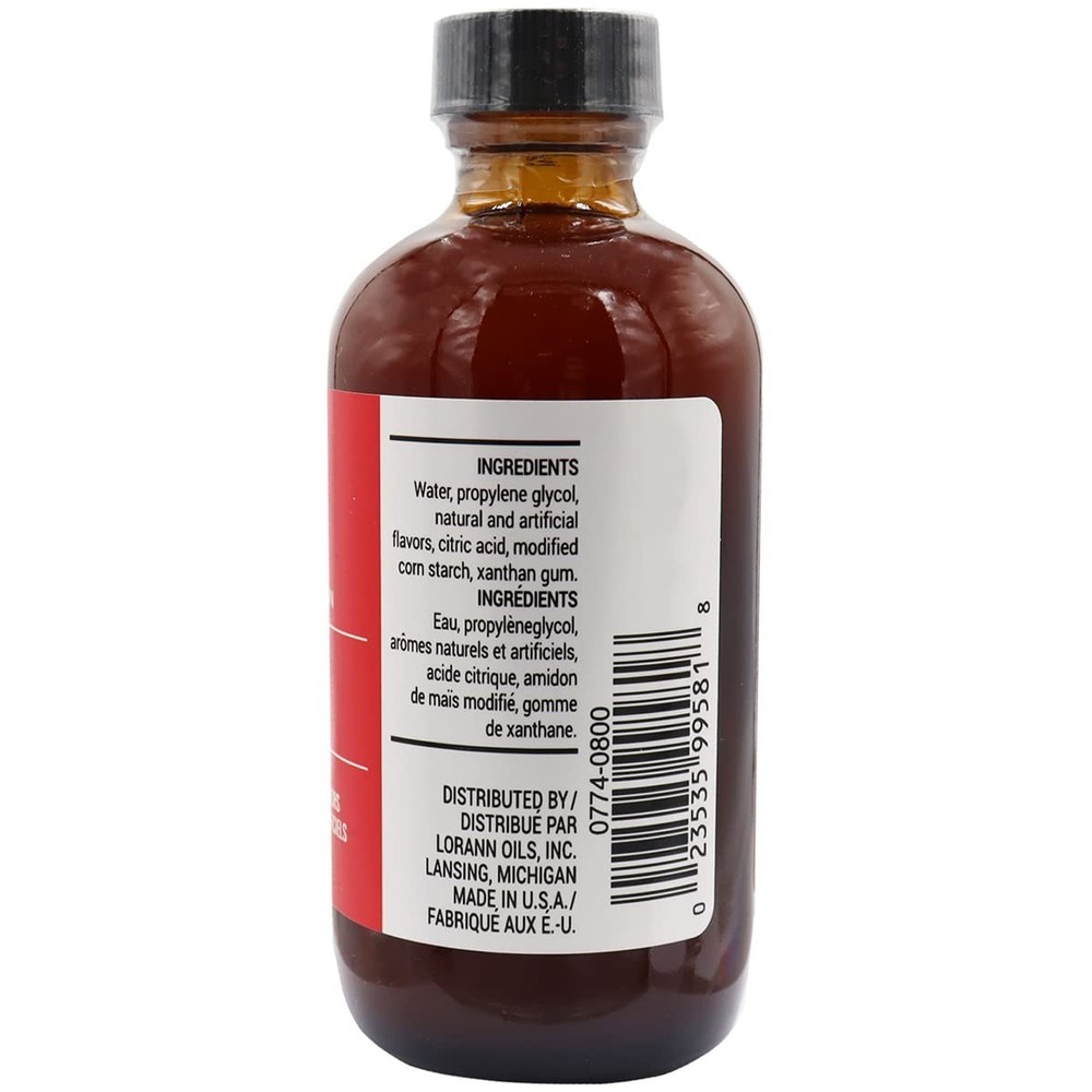 Versatile Cherry Flavored Emulsion - 4 Oz, Perfect for Baked Goods & Desserts