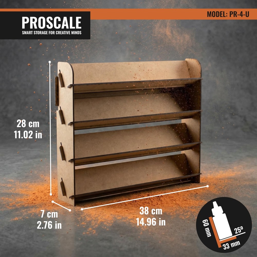 PROSCALE Universal Wall Paint Organizer for universal, Rack