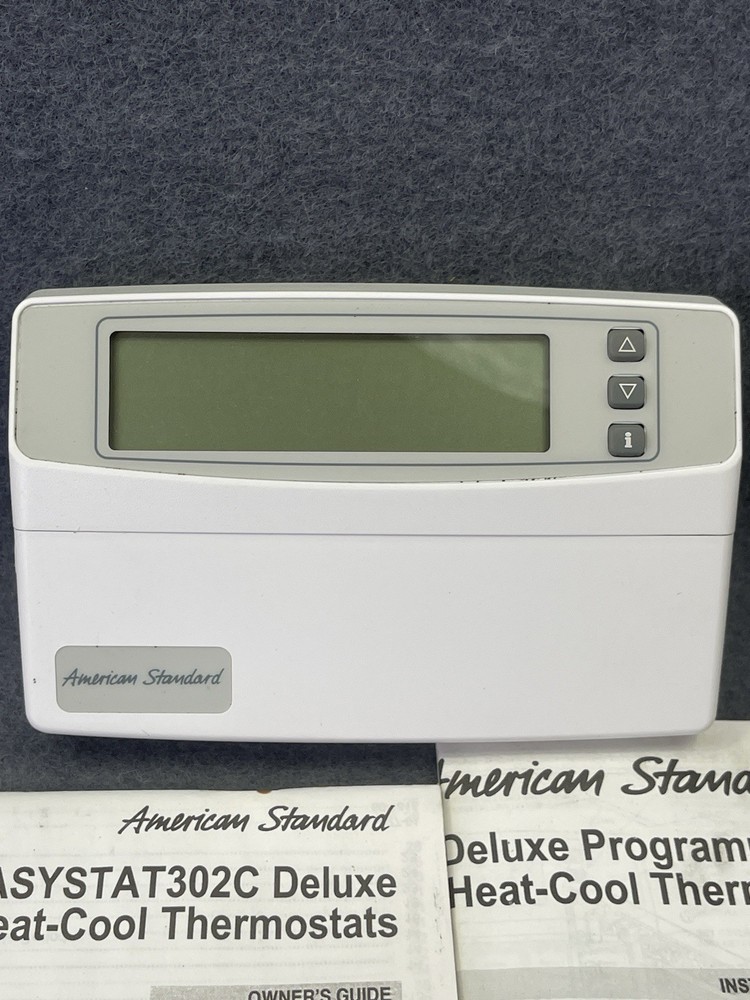 American Standard ASYSTAT302C Deluxe Programmable Heat-Cool Thermostat