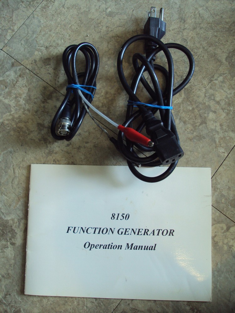 Topward Digital Function Generator 8150 With Owners Manual & Cable