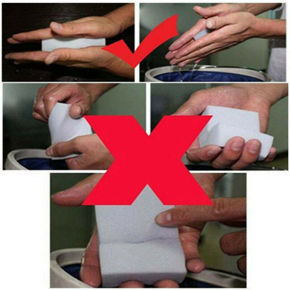 10-100Pcs Magic Sponge Eraser Cleaning Multi-function Foam Melamine Cleaner US