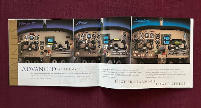 Piper Trainers 2001 Brochure