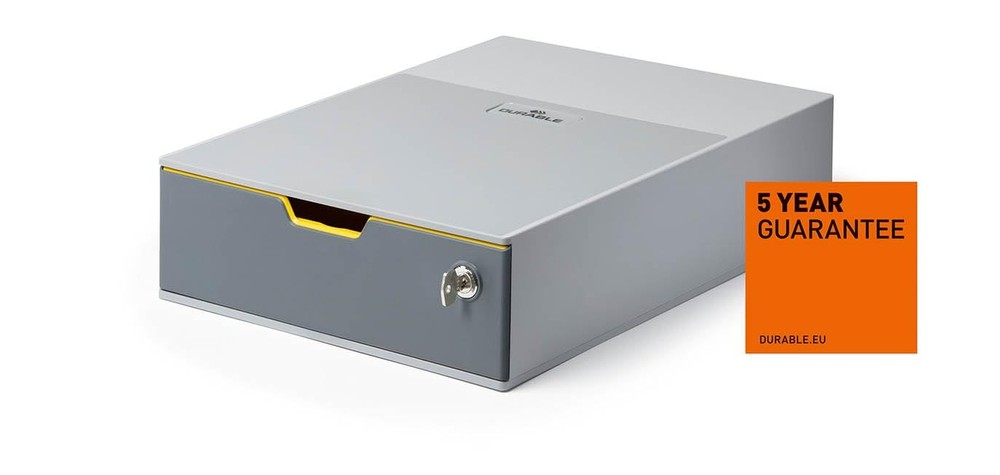 Durable Keyed Lock Desktop Drawer Organizer (VARICOLOR 1 Compartment with Rem...