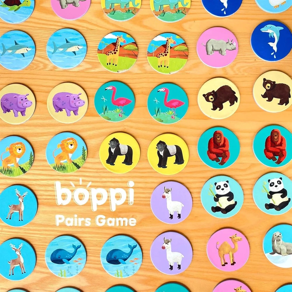 Boppi: Pairs Memory Game Wildlife