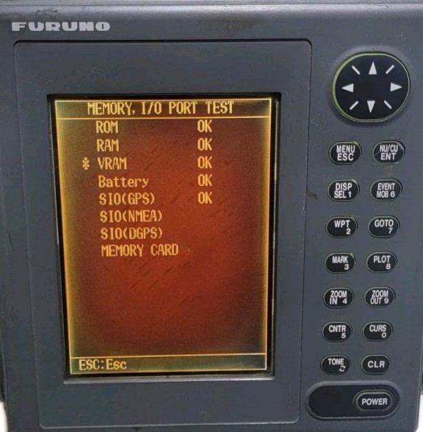 Furuno Marine GP-1610C Chartplotter GPS Plotter READ DESCRIPTION