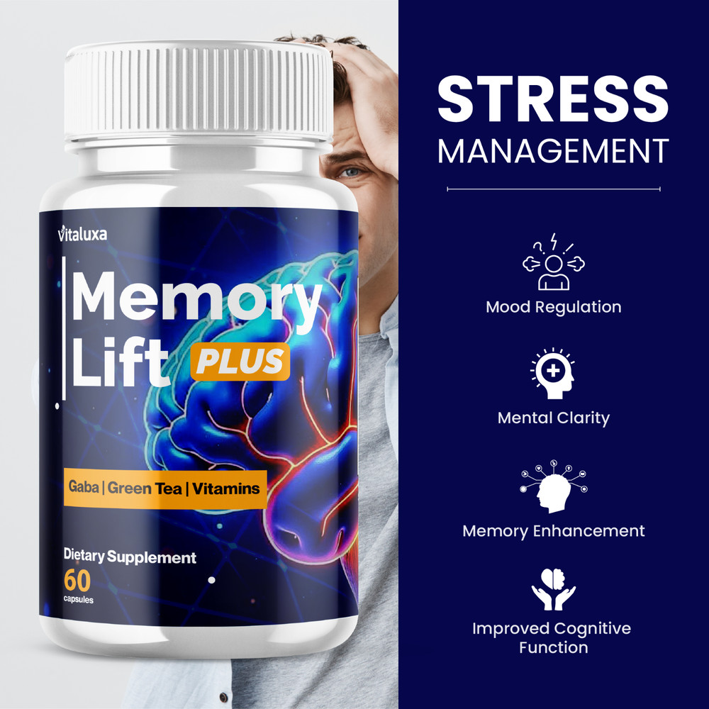 (5 Pack) Memory Lift Brain Maximum Support Supplement Formula (300 Capsules)
