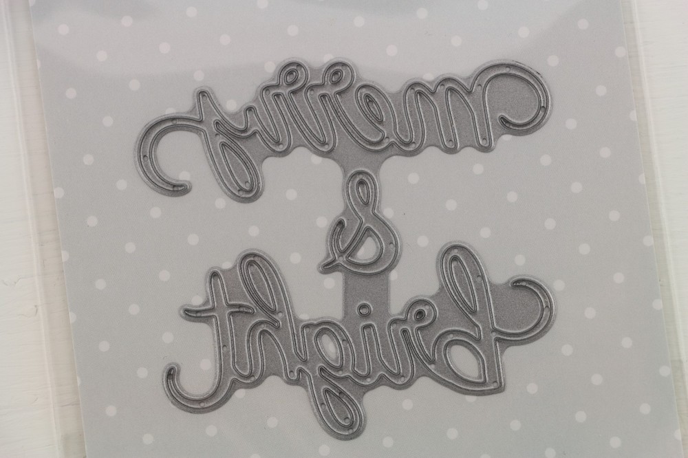 Pretty Pink Posh - MERRY & BRIGHT SCRIPT DIE, New