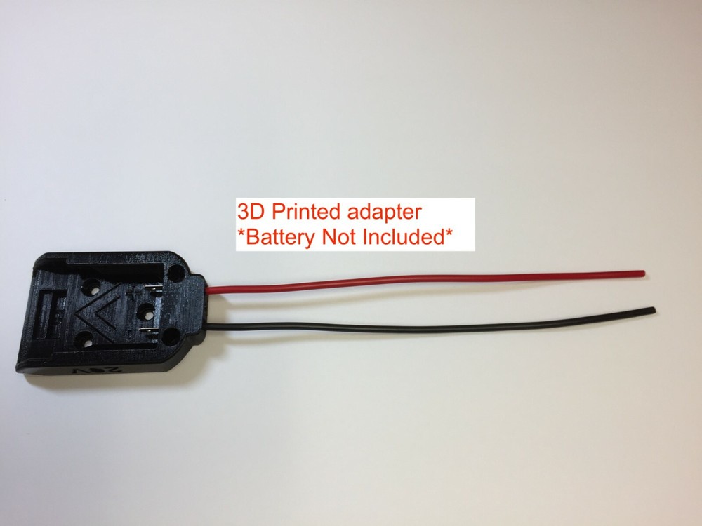 DeWALT 20V Max compatible battery adapter power connector