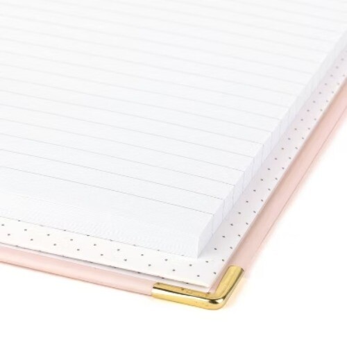 Sugar Paper Essentials Clipfolio Pink Gloss Dot