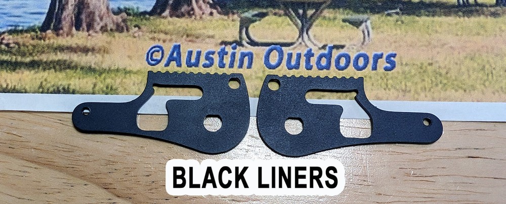 Benchmade 535 Bugout 🦋 Replacement Axis Lock Liner Set, Black or Silver 🔥