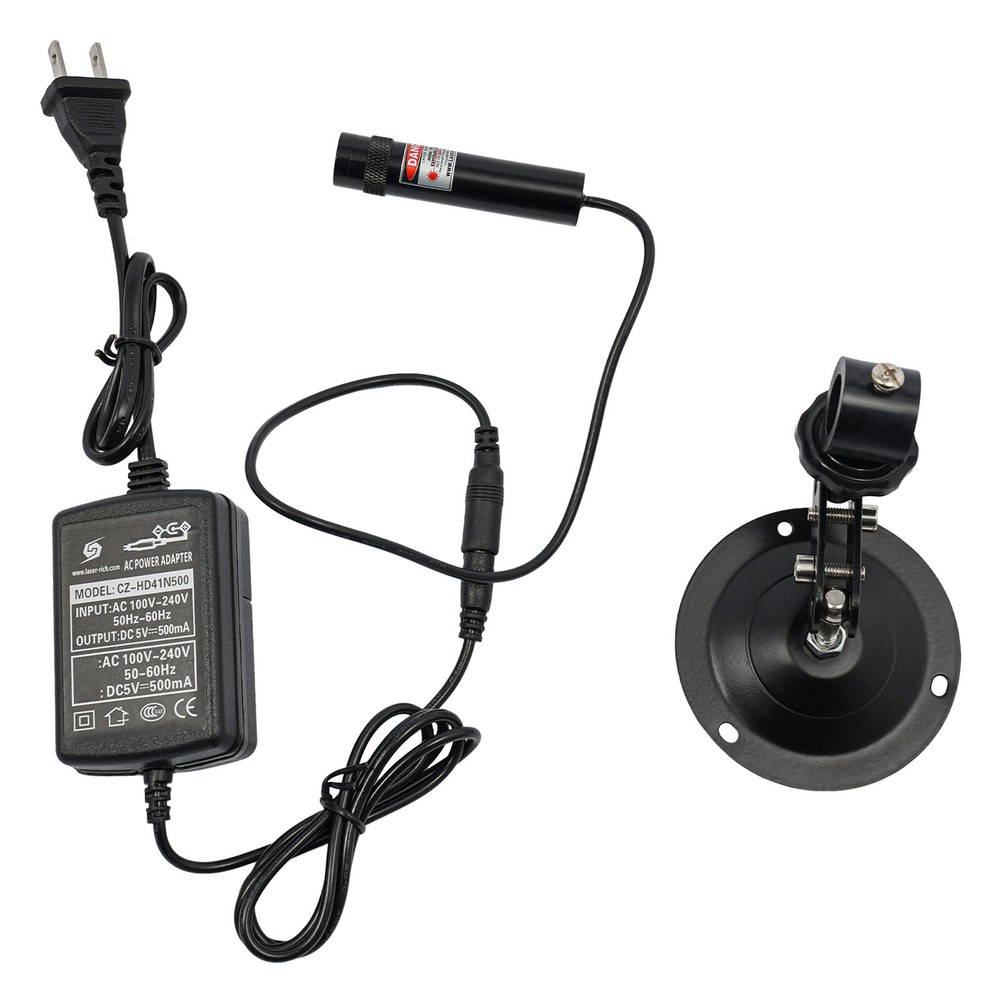 Adjustable High Precision Laser Positioning Red Line Laser Module 5v 100mW 650nm
