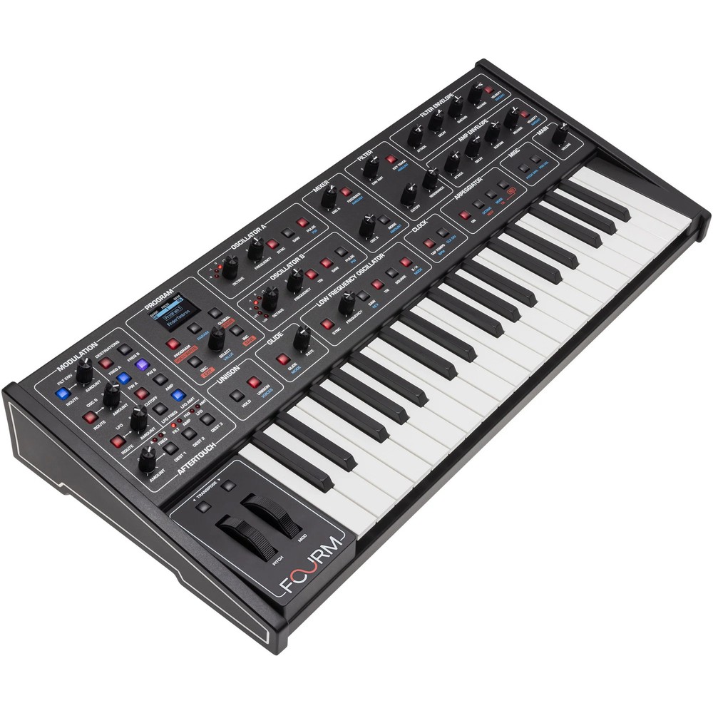 Sequential Fourm 37-Key 4 Voice Analog Synthesizer w/ Polyphonic Aftertouch