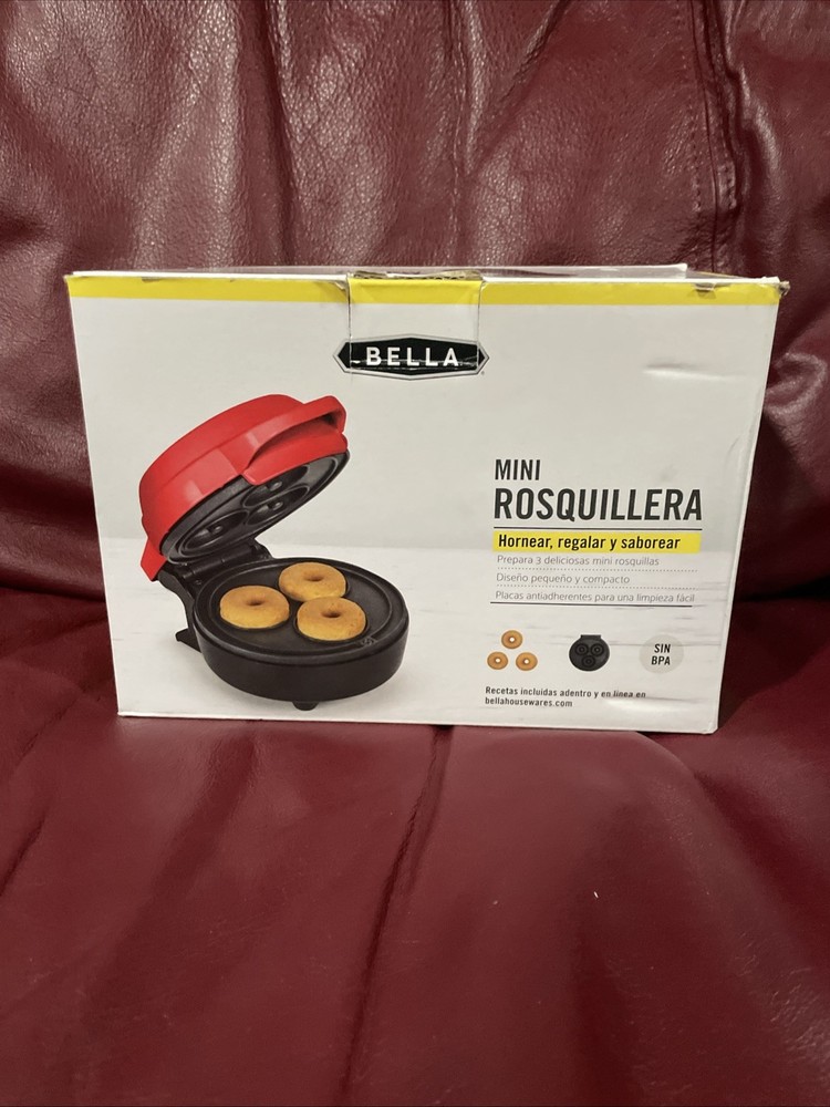 Bella Mini Donut Maker - 3 Mini Donuts (NIB)