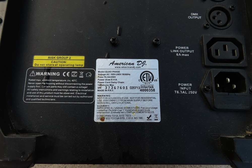 American DJ Quad Phase Light ADJ