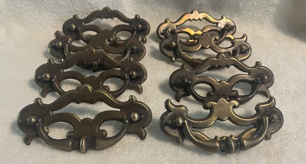 Vintage 8 Batwing Drawer Pulls Handles