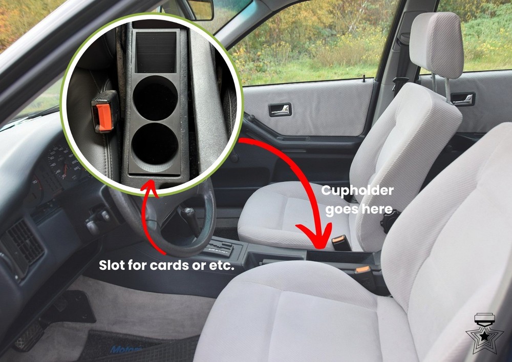 Audi 80/90 (B3/B4) cup holder