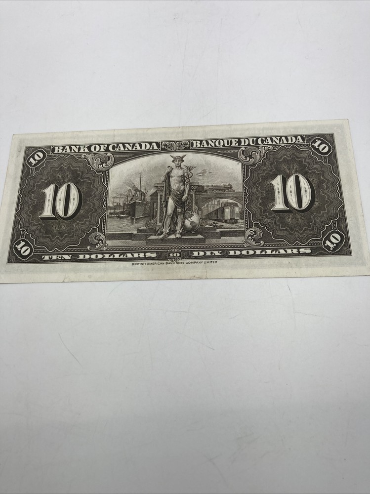 Canada Banknote 1937 10 Dollars.