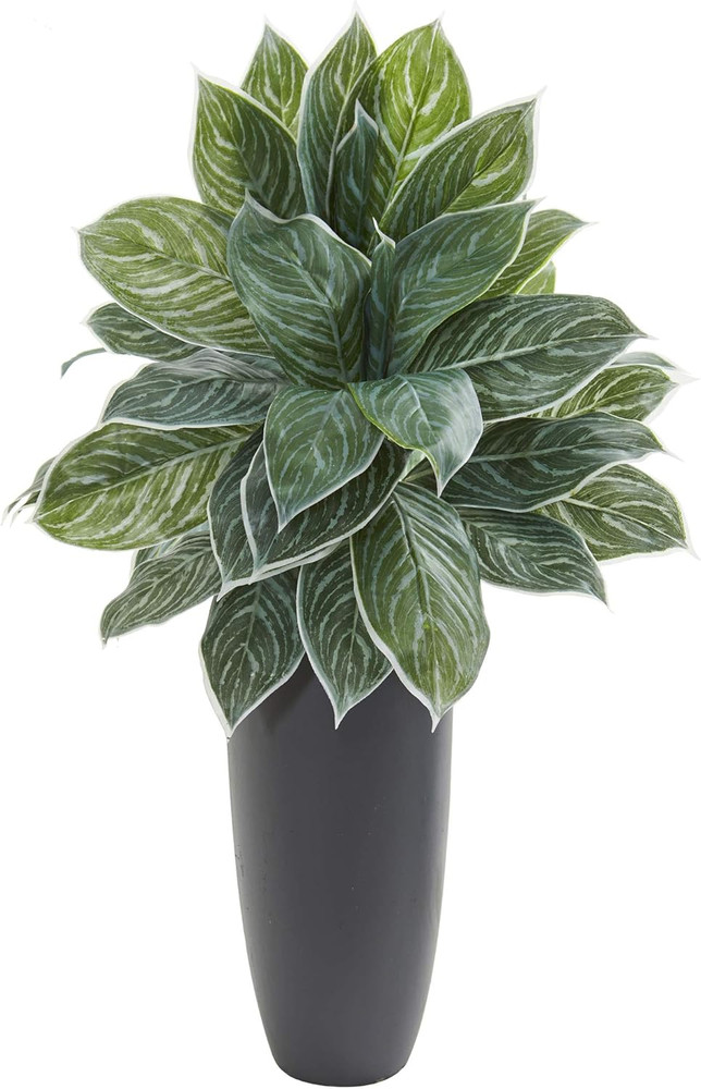 37In. Aglaonema Artificial Plant in Planter (Real Touch)