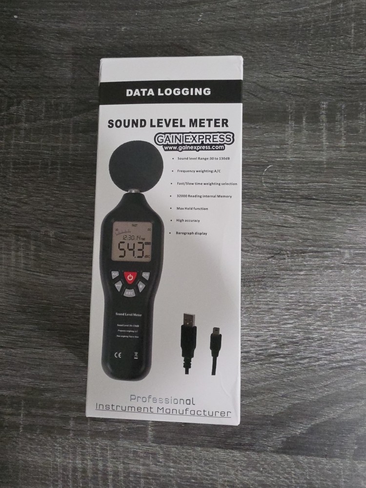 Data Logging Sound Level Meter