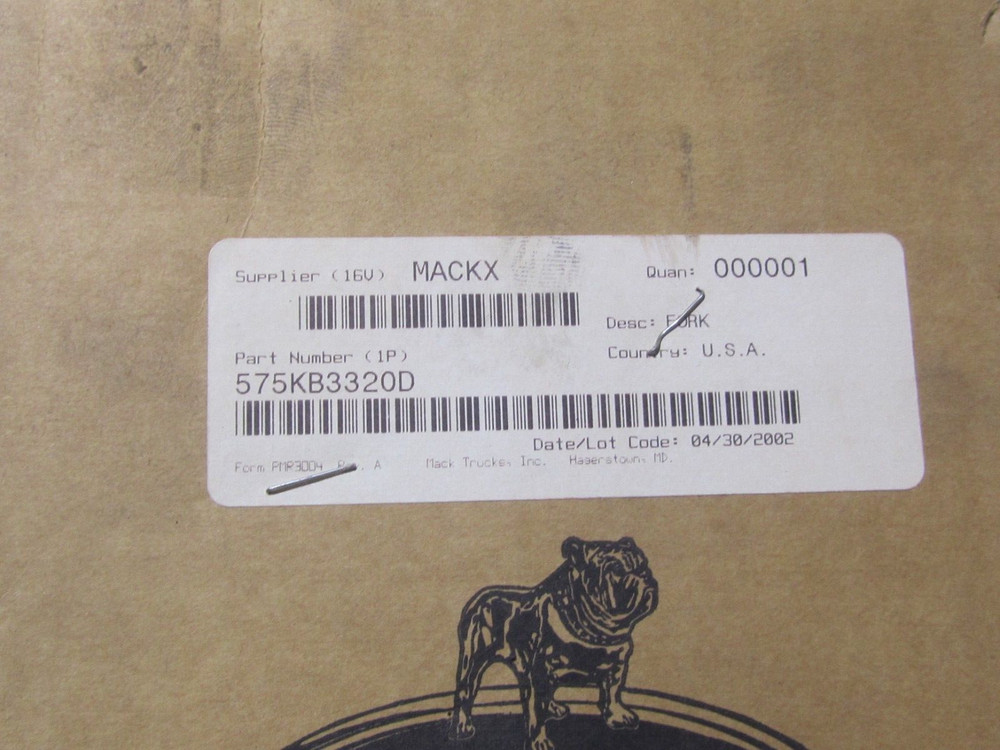 NEW GENUINE OEM MACK SHIFT FORK 575KB3320D