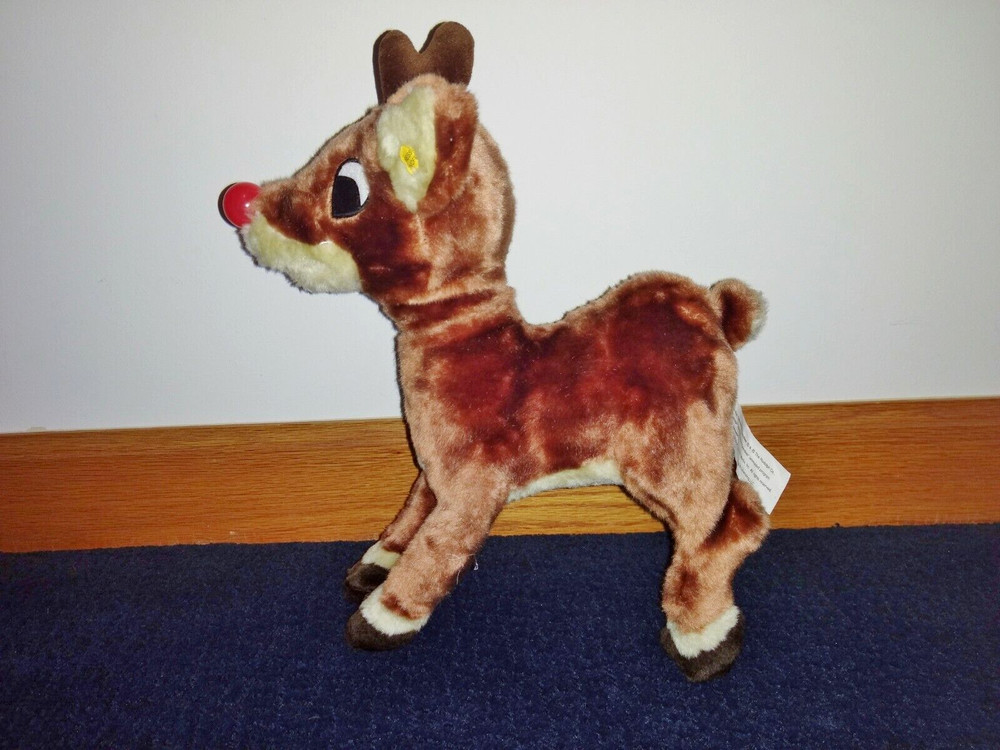 GEMMY RUDOLF THE RED NOSE REINDEER PLUSH