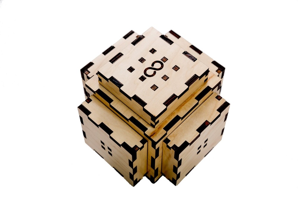 Nova | Original Wooden Puzzle Box | Hidden Compartment