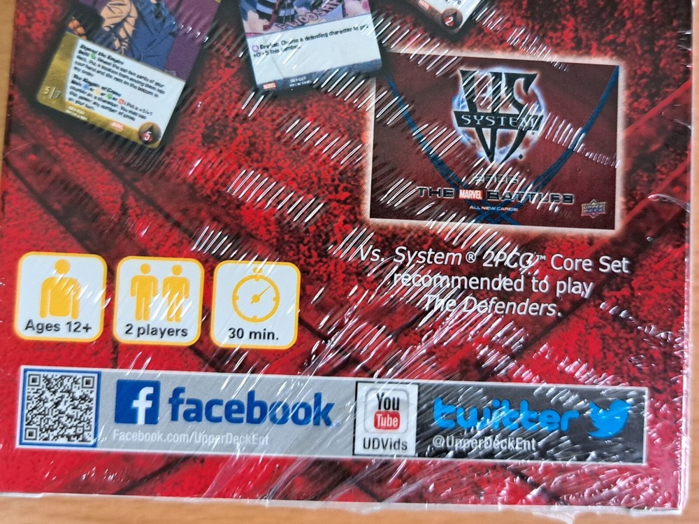 Marvel VS System 2PCG The Defenders New Sealed 2016 Upper Deck