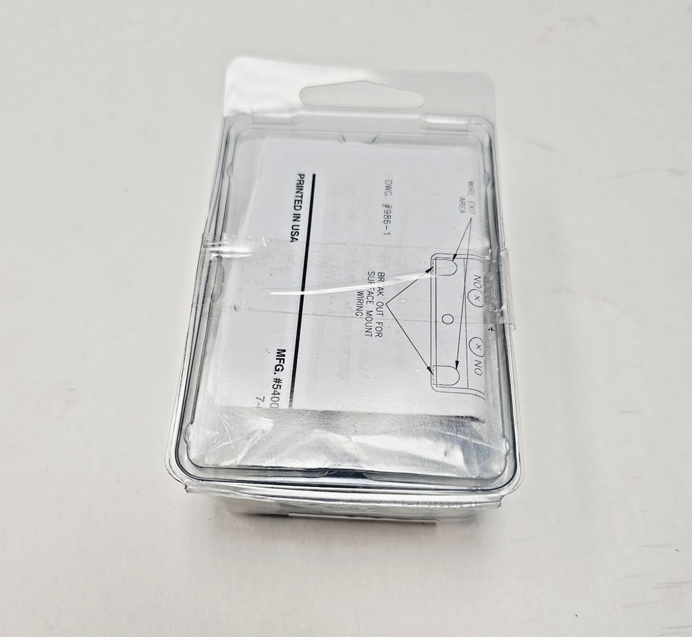 Potter HUB-M Single Button Hold Up Switch NEW (Open)