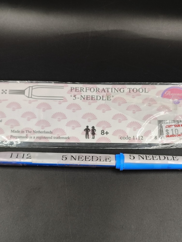 Vintage Pergamano 5 Needle Perforating Tool 1112