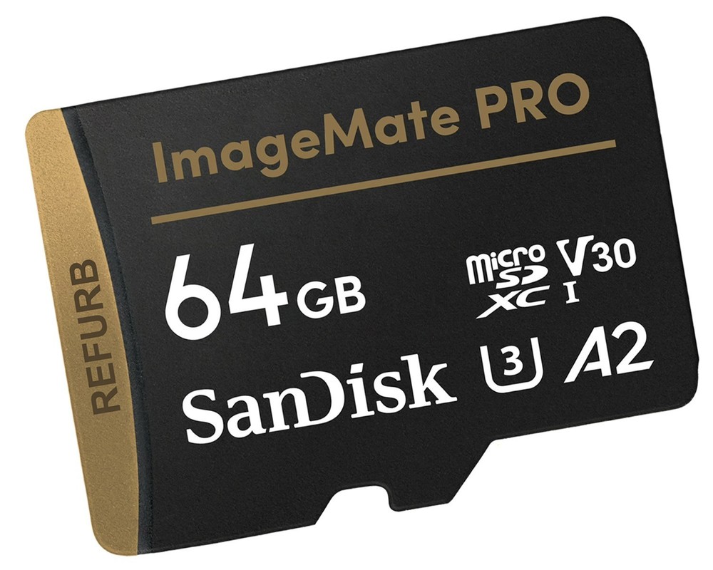 SanDisk 64GB ImageMate Pro microSDXC UHS 1 Memory Card