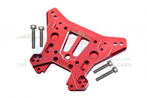 GPM Aluminum Rear Damper Plate for Sledge (Red)