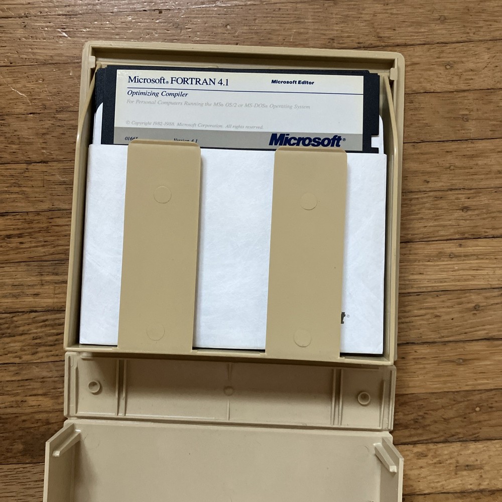 Microsoft Fortran Compiler Version 4.1 Software